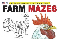 Farm Mazes Activity Coloring Book